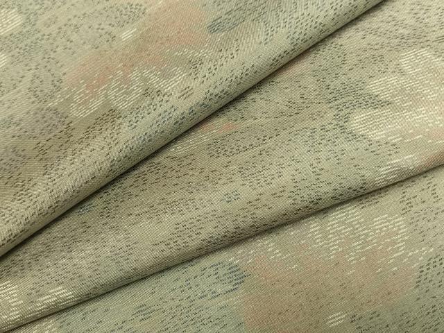 平和屋着物●本場大島紬 色泥染 花尽くし 株式会社大山謹製 やまと誂製 証紙付き 正絹 逸品 AABH0557fy