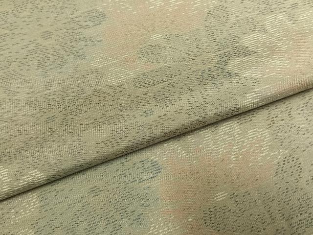 平和屋着物●本場大島紬 色泥染 花尽くし 株式会社大山謹製 やまと誂製 証紙付き 正絹 逸品 AABH0557fy