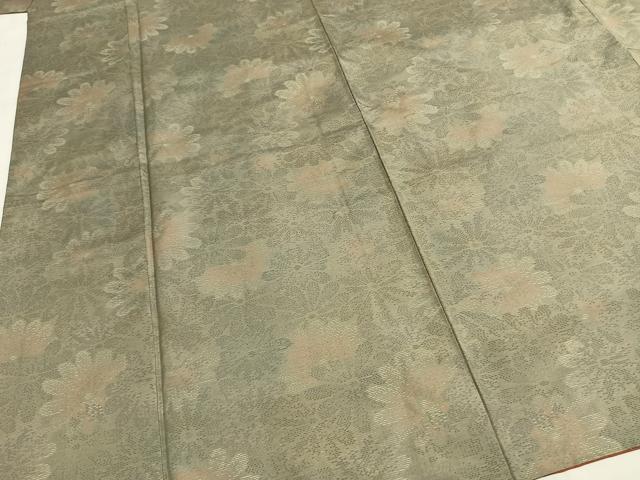 平和屋着物●本場大島紬 色泥染 花尽くし 株式会社大山謹製 やまと誂製 証紙付き 正絹 逸品 AABH0557fy