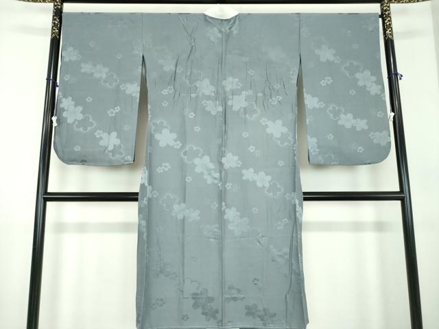 平和屋着物●上質な長襦袢 無双仕立て 舞桜地紋 正絹 逸品 DABD1609ps