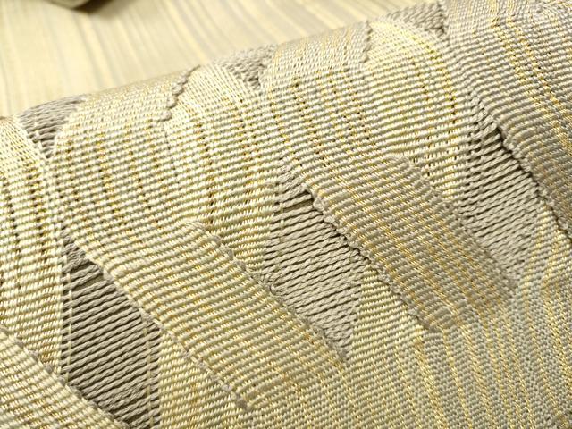 平和屋着物●ひなや工房 くむ・あむ・おる 伊豆蔵明彦 太鼓柄袋帯 吉祥文 証紙付き 正絹 逸品 CABE4780hy