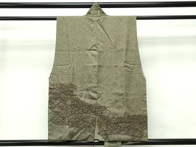 平和屋本店∞最高級 初代 久保田一竹 幻の辻が花 袖なし羽織 絞り 葵 逸品 未使用 CZAA5494s6