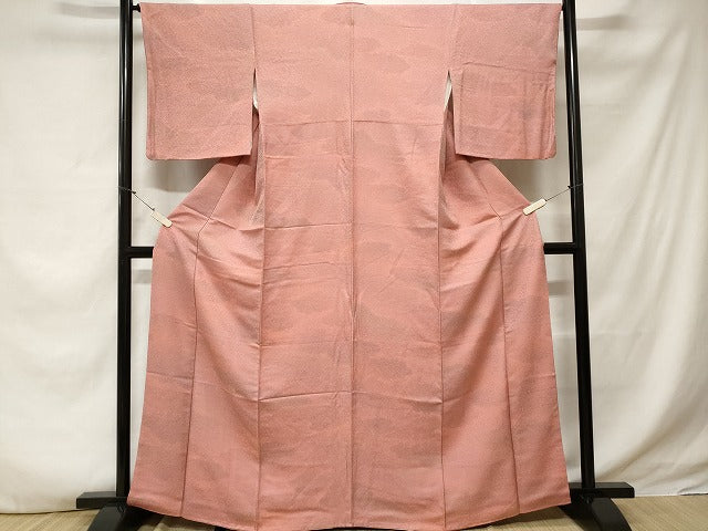 平和屋着物■上質な小紋 雲取り文 暈し染め 正絹 逸品 CABE1941ev