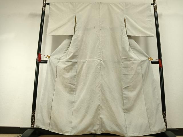 平和屋着物●本塩沢 110亀甲 切嵌文 正絹 逸品 AABH0690fy
