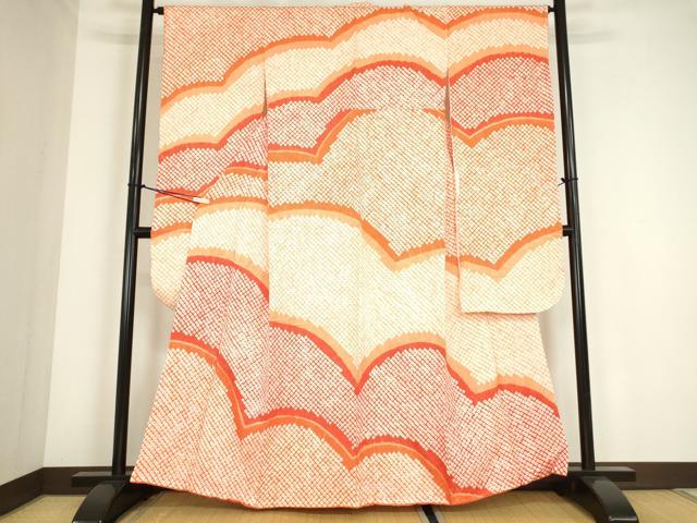 平和屋着物●豪華振袖 総絞り 雲重ね文 正絹 逸品 DABC3778az