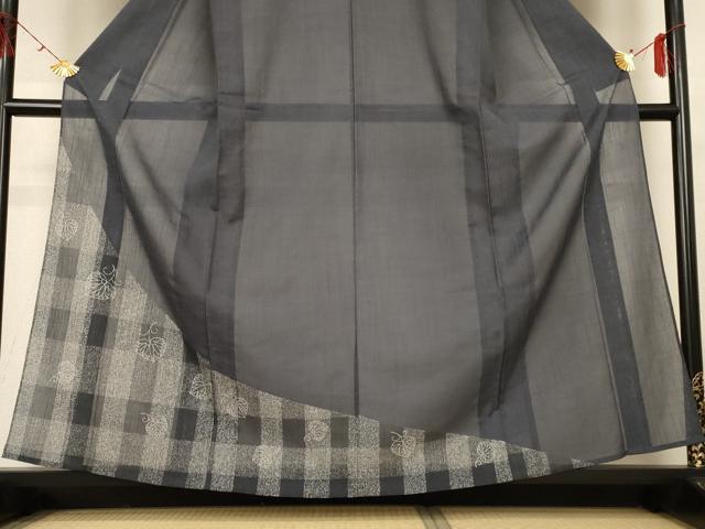 平和屋着物*夏物 訪問着 紗 葵 洗える着物 AABH3211jd