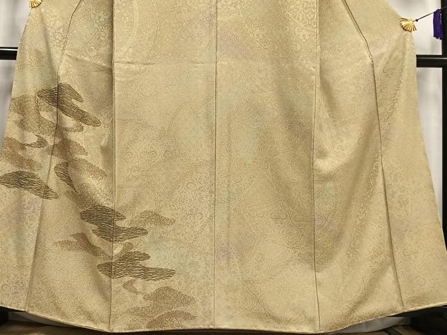 平和屋着物■色留訪問着 作家物 霞文 暈し染め 金彩 正絹 逸品 AABH0964oa