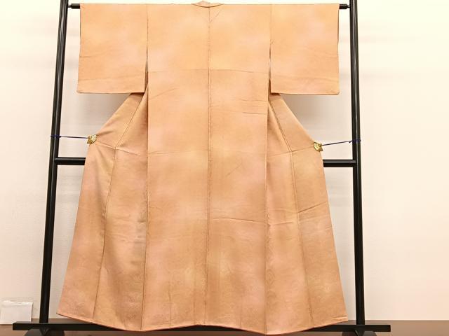 平和屋着物■上質な小紋 青海波 暈し染め 正絹 逸品 BAAW7648hv