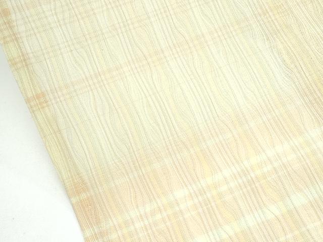 平和屋本店*希少 夏物 紅花紬 米沢 新田工房 新田源太郎 紅花重ね染 よろけ織 証紙付き 逸品 未使用 CZAA5560s6