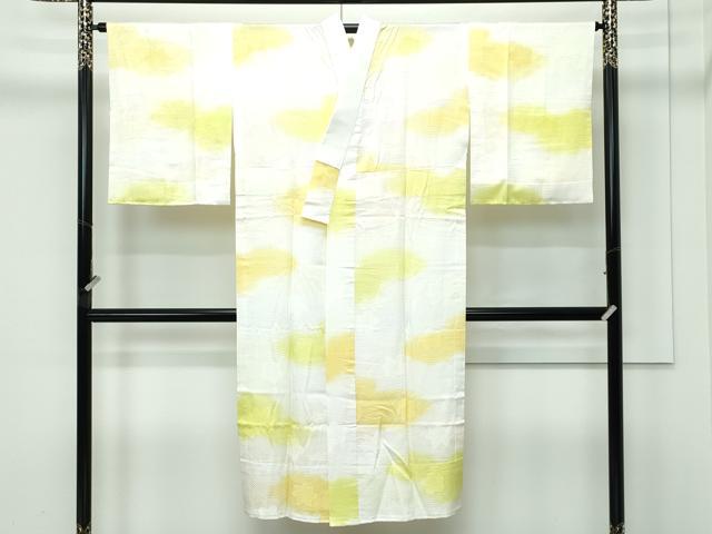 平和屋本店●極上 銀座 志ま亀 訪問着・長襦袢セット 市松草花丸文 璃寛茶色地 伊と幸 反端・たとう紙付き 逸品 未使用 CZAA5580s6