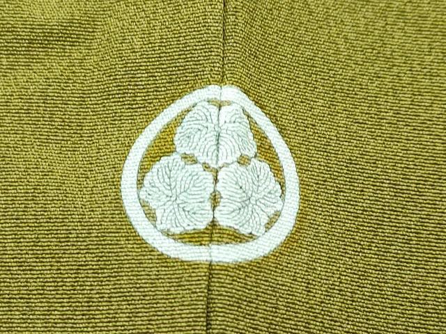 平和屋本店●極上 銀座 志ま亀 訪問着・長襦袢セット 市松草花丸文 璃寛茶色地 伊と幸 反端・たとう紙付き 逸品 未使用 CZAA5580s6