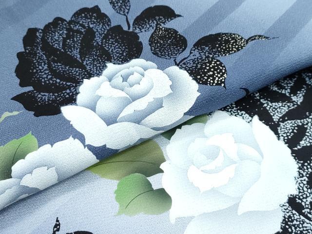 平和屋本店●極上 訪問着 薔薇 暈し染め 金彩 逸品 CZAA5585s6