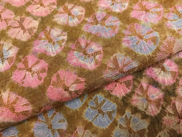 平和屋着物●菅原工房 菅原結作 漢方染紬 正絹 逸品 未使用 AABH3862ph