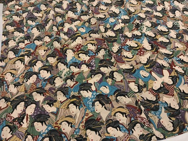 平和屋着物●岡重 百美人 長襦袢 無双仕立て 正絹 逸品 AABH3874ph