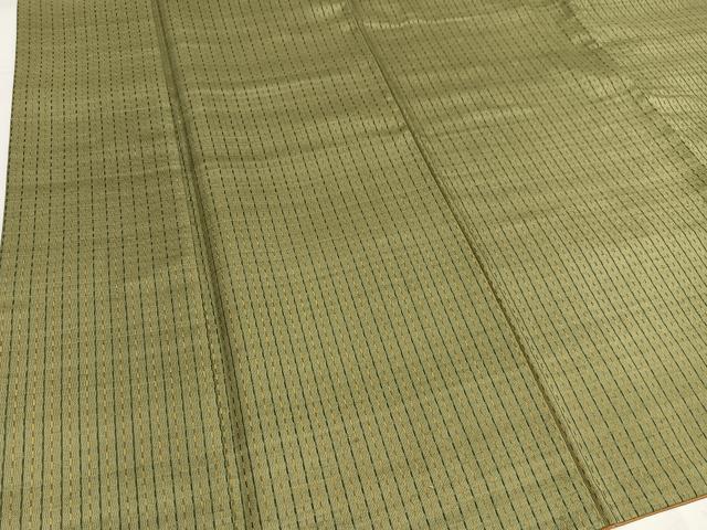 平和屋着物●上質な紬 綾織 間道 正絹 逸品 AABH4043ph