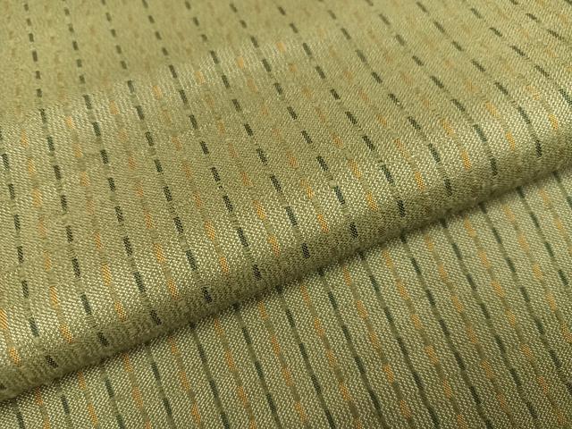平和屋着物●上質な紬 綾織 間道 正絹 逸品 AABH4043ph