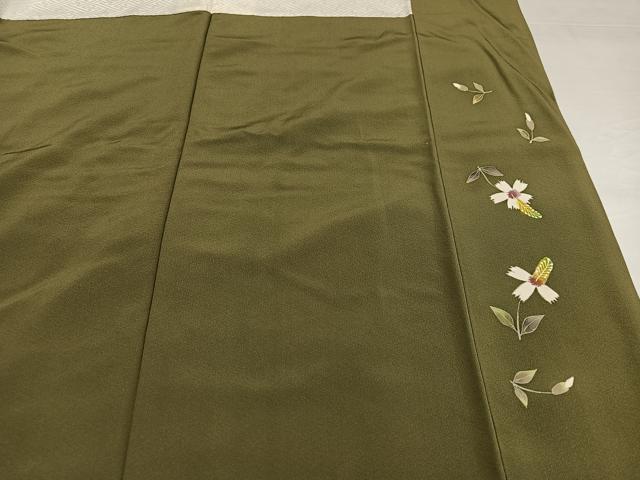 平和屋着物●本加賀友禅作家 能川光陽 青山みとも 訪問着 花蝶文 暈し染め 正絹 逸品 AABH4091ph