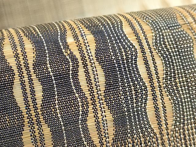 平和屋本店●極上 芭蕉布 染織作家 みなみ修郎 全通柄袋帯 ばしゃぎん 手織人:田畑米子 証紙付き 逸品 未使用 DZAB5964kh6