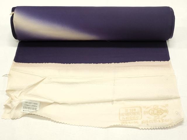 平和屋着物▼付下げ 反物 着尺 短冊吉祥草花文 暈し染め 金彩 未使用 DABD4654zy