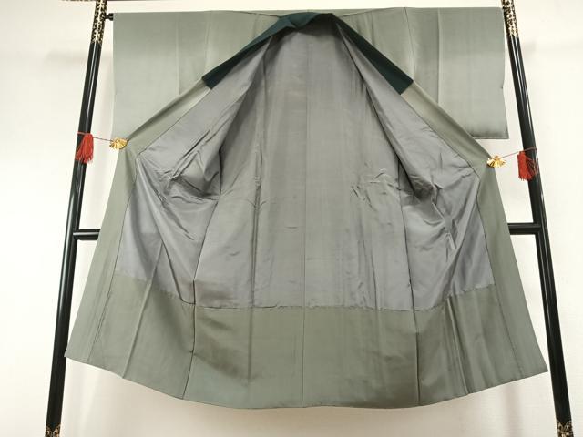 平和屋着物●男性 長襦袢 袷 手描き 玉堂 不側 正絹 逸品 AABH0884fy