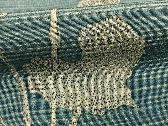 平和屋着物●訪問着 草葉文 小大丸 たとう紙付き 正絹 逸品 未使用 AABH0893fy