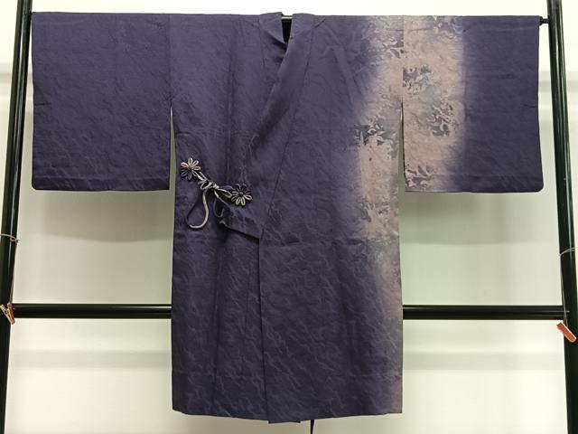 平和屋着物∞道中着 霞文 暈し染め ロング丈 正絹 逸品 CABE4857ua