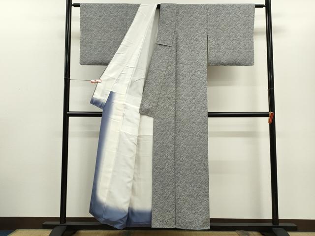平和屋着物■上質な小紋 風景草花文 正絹 逸品 未使用 CABD9927ze