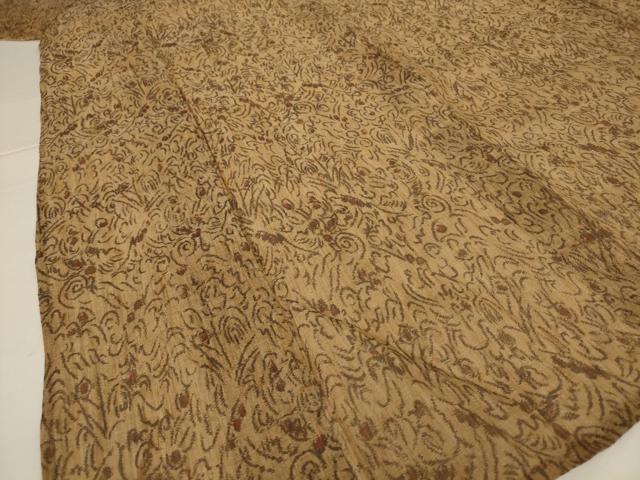 平和屋着物*夏物 小千谷ちぢみ 幾何学文様 麻 逸品 AABH4006jd