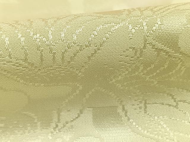 平和屋着物●振袖用長襦袢 無双仕立て 花鳥地紋 暈し染め 正絹 逸品 AABH4675fy