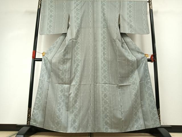 平和屋着物●本場大島紬 染大島 花間道 正絹 逸品 AABH4755fy