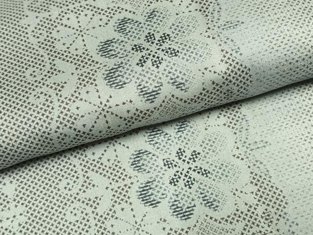平和屋着物●本場大島紬 染大島 花間道 正絹 逸品 AABH4755fy