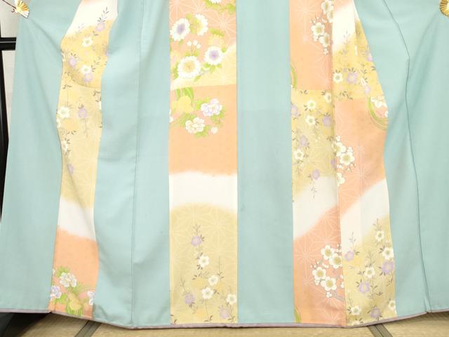 平和屋着物●洗える最高級着物 <英>はなぶさ謹製 訪問着 花丸文 洗える着物 AABH3748cs