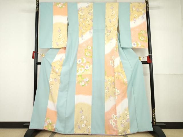 平和屋着物●洗える最高級着物 <英>はなぶさ謹製 訪問着 花丸文 洗える着物 AABH3748cs