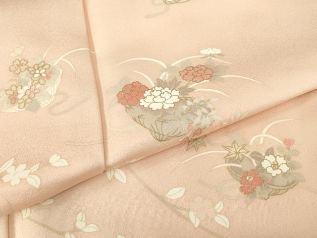 平和屋着物●訪問着 花籠文 金彩 鈴乃屋扱い 正絹 逸品 DABE4032az