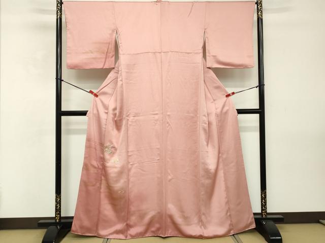 平和屋着物■訪問着 駒刺繍 扇 暈し染め 金彩 正絹 逸品 DABE2770cd