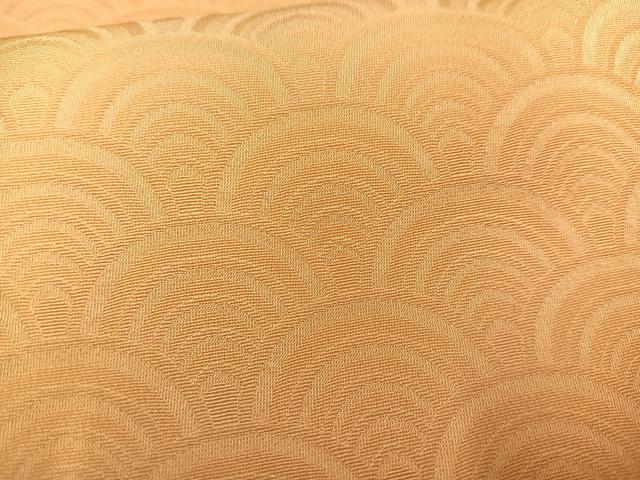 平和屋着物■上質な小紋 青海波地紋 暈し染め 正絹 逸品 AABH1074oa