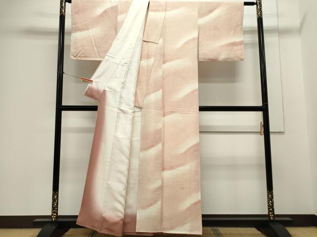 平和屋着物■上質な小紋 霞文 風景地紋 正絹 逸品 CABE4239ou