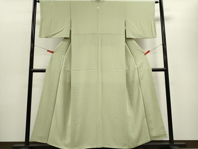 平和屋着物■上質な色無地 夏虫色 正絹 逸品 CABE4270ou