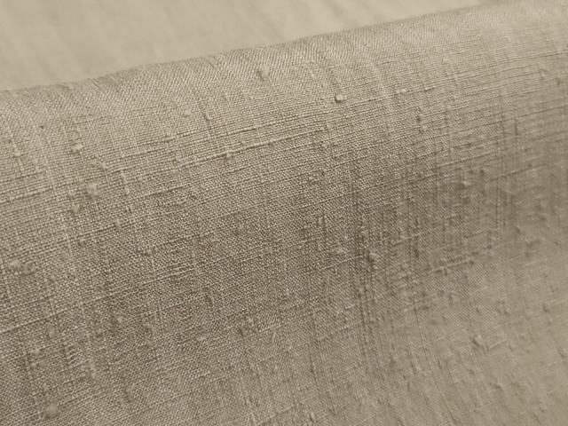 平和屋本店●極上 本場結城紬 重要無形文化財 色無地 薄柿色 奥順謹製 証紙付き 逸品 DZAA6814kh6