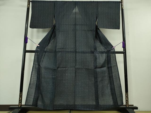 平和屋本店*極上 夏物 重要無形文化財 本場宮古上布 苧麻 吉祥間道 逸品 未使用 DZAA7288kh6