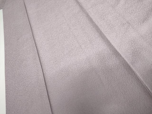 平和屋着物●上質な色無地 紋意匠 薄葡萄色 正絹 逸品 AABH7141cs