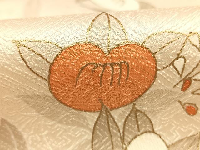 平和屋着物●訪問着 作家物 幔幕 枝花文 金彩 正絹 逸品 AABH4876fy