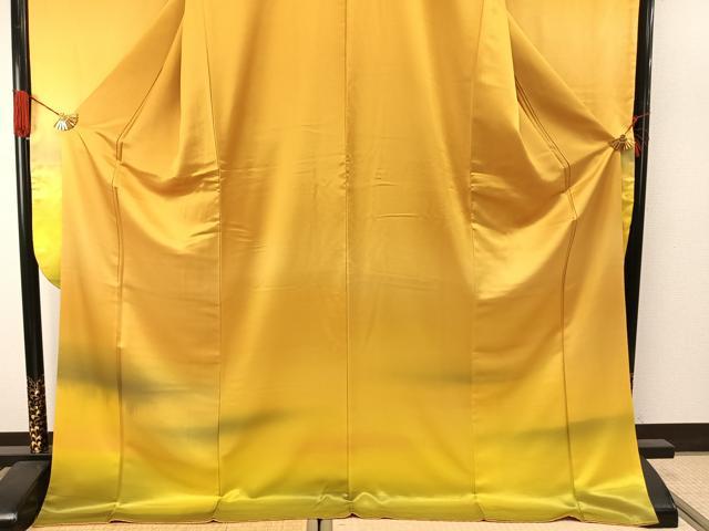 平和屋着物●豪華振袖 霞文 暈し染め 正絹 逸品 AABH4874fy