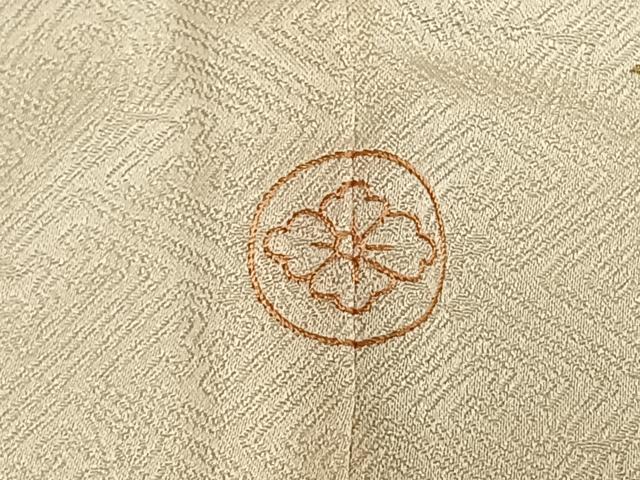 平和屋着物●訪問着 作家物 幔幕 枝花文 金彩 正絹 逸品 AABH4876fy