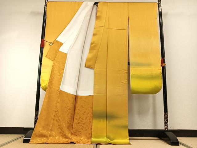 平和屋着物●豪華振袖 霞文 暈し染め 正絹 逸品 AABH4874fy