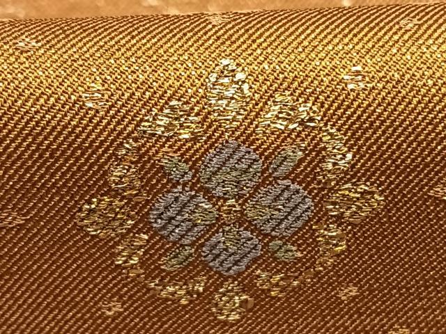 平和屋着物●お召 訪問着 吉祥花文 金糸 正絹 逸品 AABH4901fy