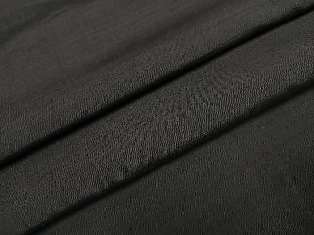 平和屋着物●上質な紬 色無地 蝉色 正絹 逸品 AABH6926ph