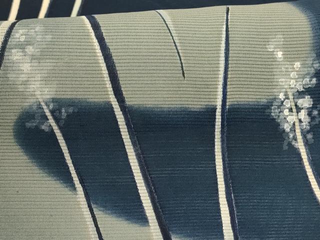平和屋着物*夏物 訪問着 絽 手描き 草花文 正絹 逸品 AABH6512jd