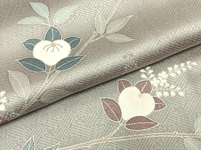 平和屋着物●訪問着 枝花文 暈し染め 正絹 逸品 未使用 AABH4922fy