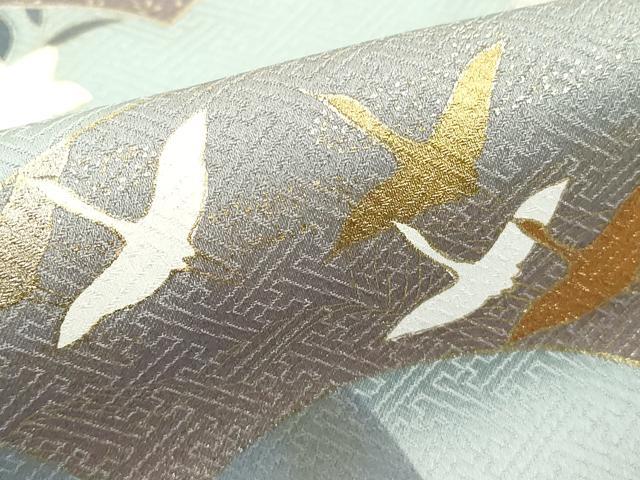 平和屋着物■訪問着 御所車花文 暈し染め 金銀彩 正絹 逸品 DABE2940cd